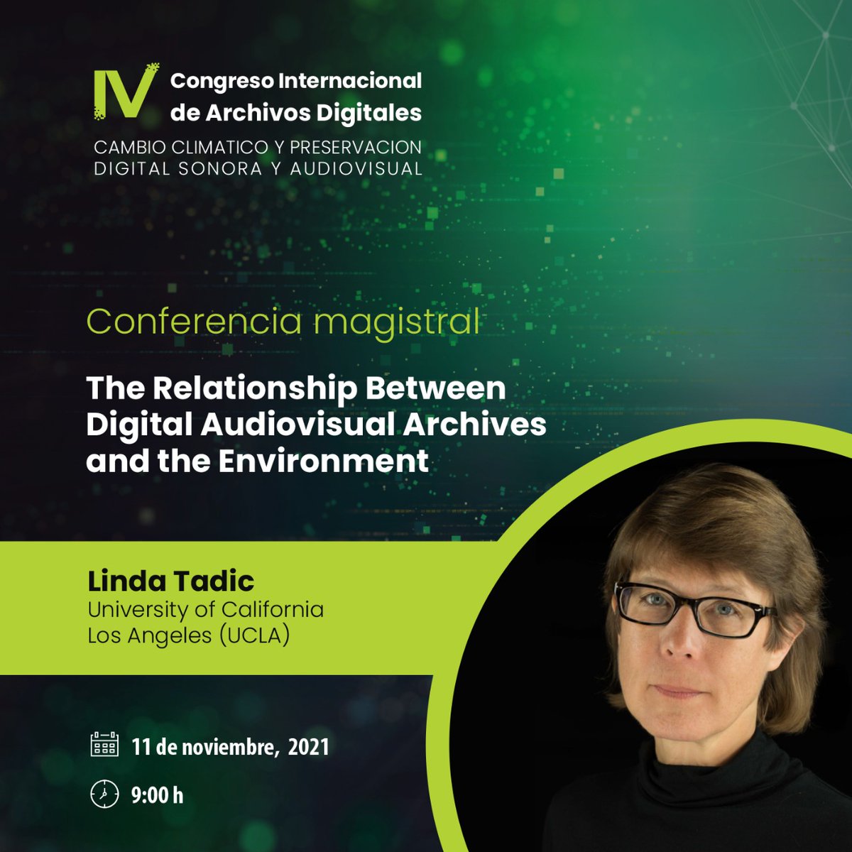 RIPDASA2's tweet photo. Participa en el IV Congreso Internacional de Archivos Digitales. Cambio climático y preservación digital sonora y audiovisual. Inscribete👉🏽https://t.co/pUJlJGCkji 
@ibermemorias @iasa_web @IIBI_UNAM_MX @Fonoteca @FIAT_IFTA @uasbecuador https://t.co/b21gJ4cxfM
