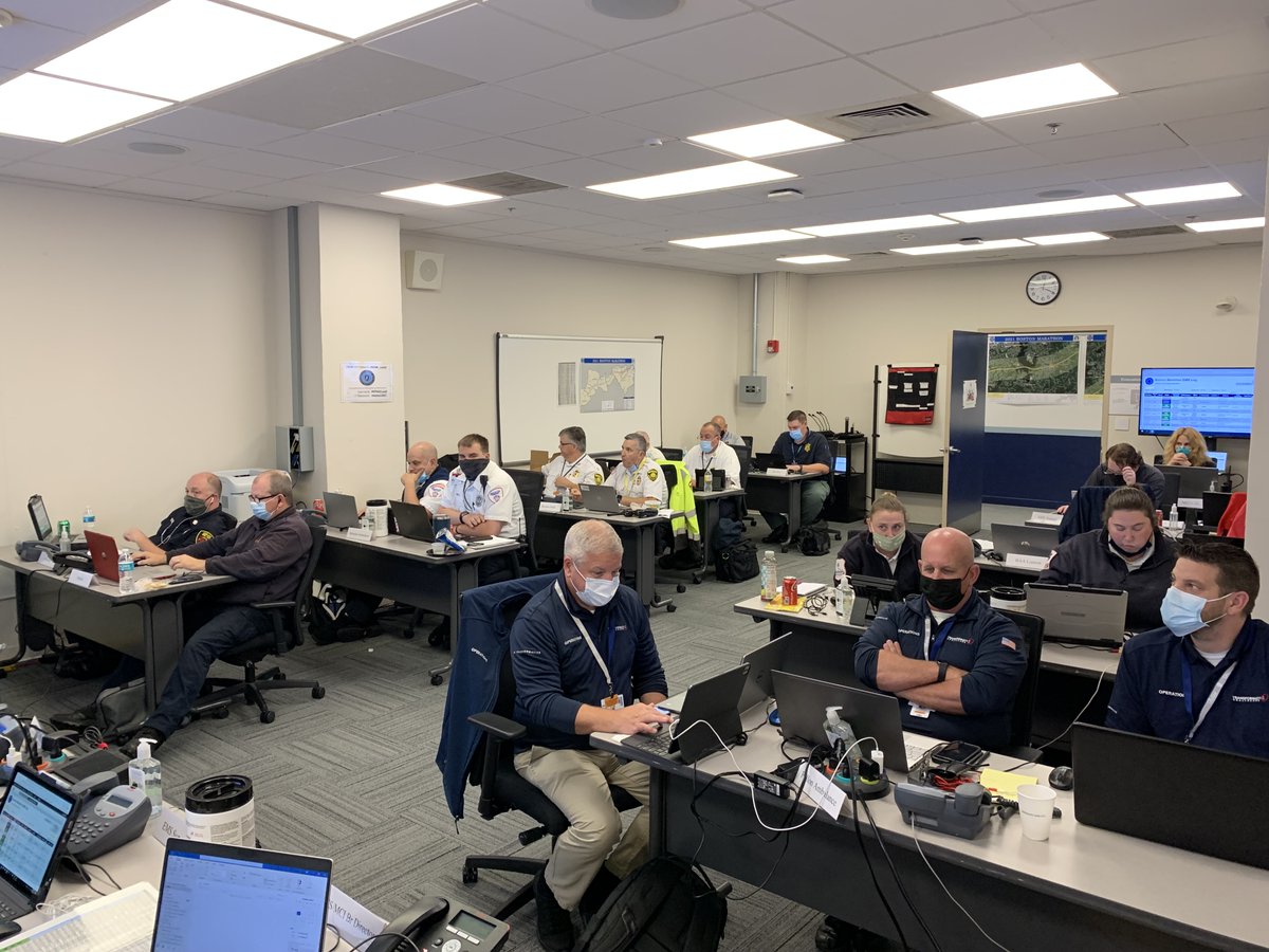 MassEMA's tweet image. The Emergency Medical Services (EMS) Coordination Branch at the Unified Coordination Center @MassEMA is processing, prioritizing, &amp;amp; coordinating ambulance dispatch for #BostonMarathon