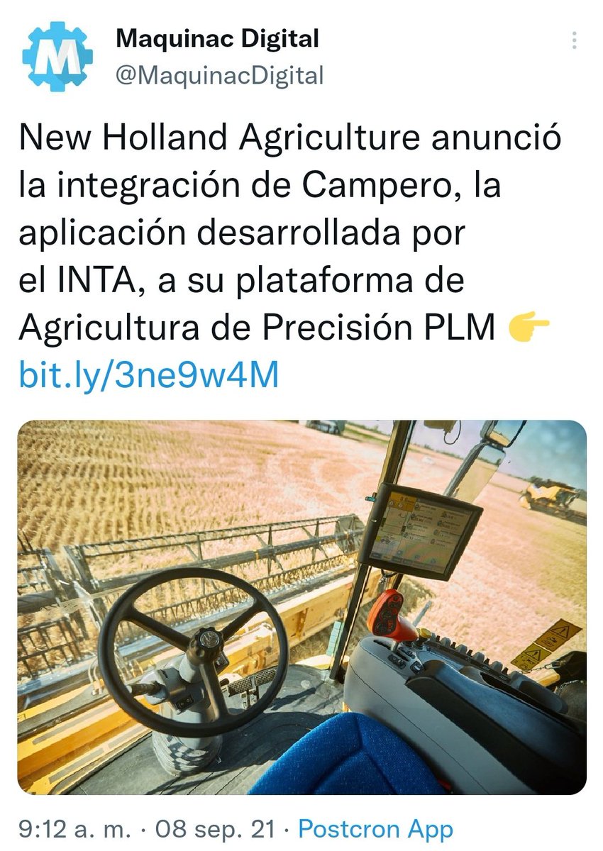Campo360's tweet photo. RT intaargentina "RT @damicojp33: Siguen las incorporaciones de las Apps de @intaargentina a las plataformas de los líderes del sector. Mientras tanto trabajamos en una nueva App que está quedando buenísima. #AppCampero #AppCriollo #AppsINTA https://t.co/XvIC4PxvG7"