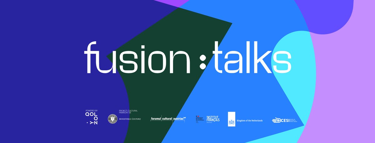InstitutFrancez's tweet image. #fusiontalks
What is art &amp;amp; science? 
Prima discuție din cadrul Fusion:Talks cu Annick Bureaud (FR), Horea Avram (RO), Anna Dumitriu (UK), Aliya Sakhariyeva (RU) și Claudia Schnugg (AT)
Azi, 5 PM CET, live, pe paginile de FB: Qolony &amp;amp; #InstitututFrancez
