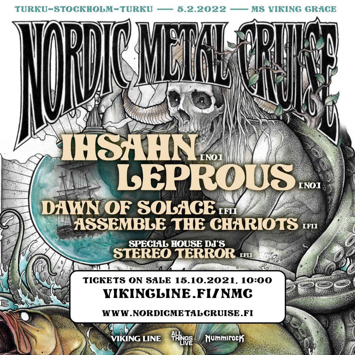 NORDIC METAL CRUISE announced for 2022! Tickets out this friday!