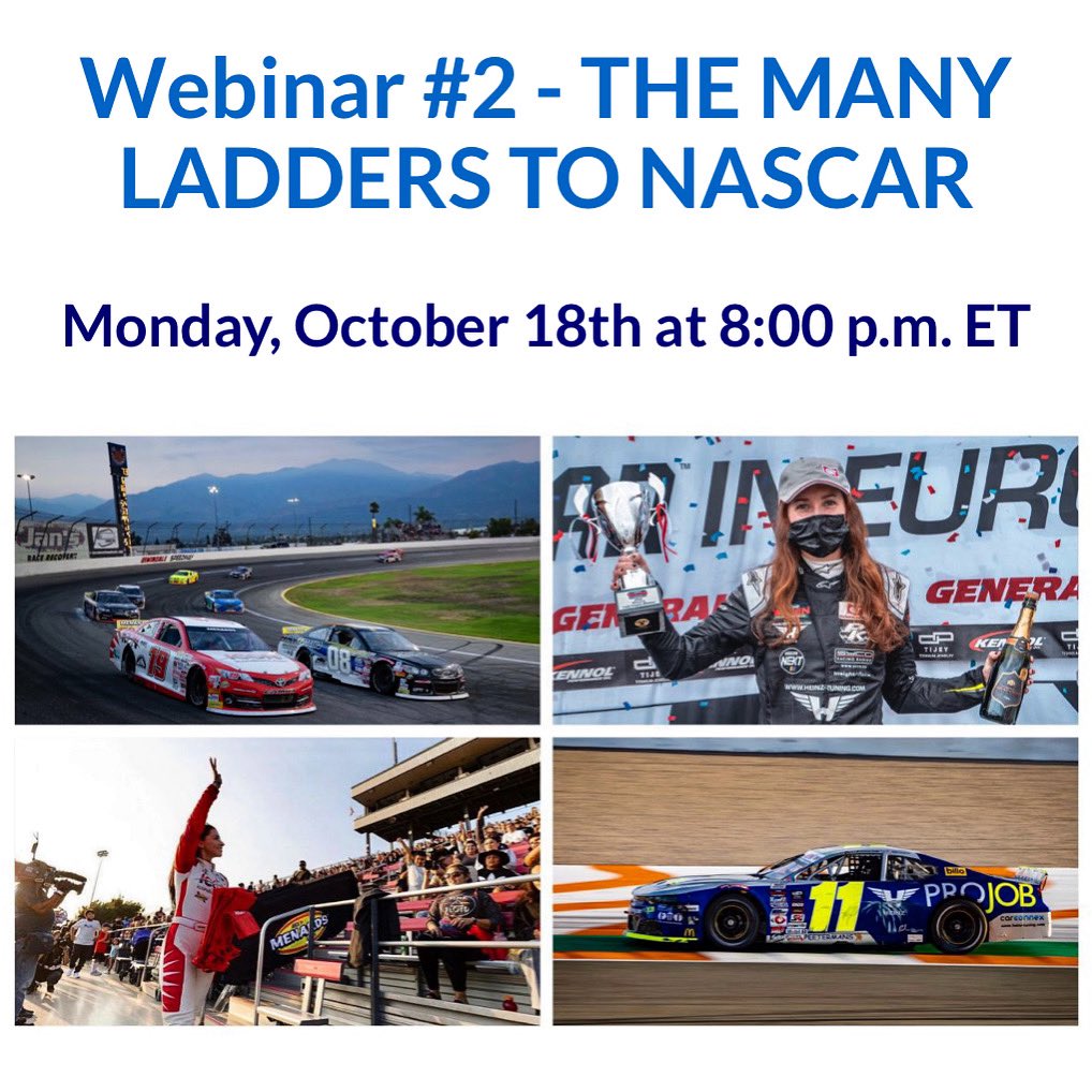 ShiftUpNow's tweet photo. One week to go until our next #HowToGetIntoRacing / #NextSteps webinar - #TheManyLaddersToNASCAR with @julialandauer and @amberbalcaen10! ππ»
If youβre already a #ShiftUpNow Member, the link is in your inbox!
Not Member yet? Sign up here: https://t.co/F0k3NMWWgT https://t.co/UnVUoNhocd
