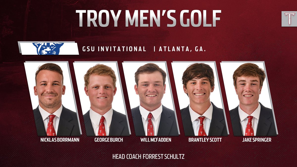 Big week ahead in Atlanta … ready for 36 holes today!

Follow Live ⤵️
gotroy.us/3mMmEwp

#OneTROY ⚔️⛳️