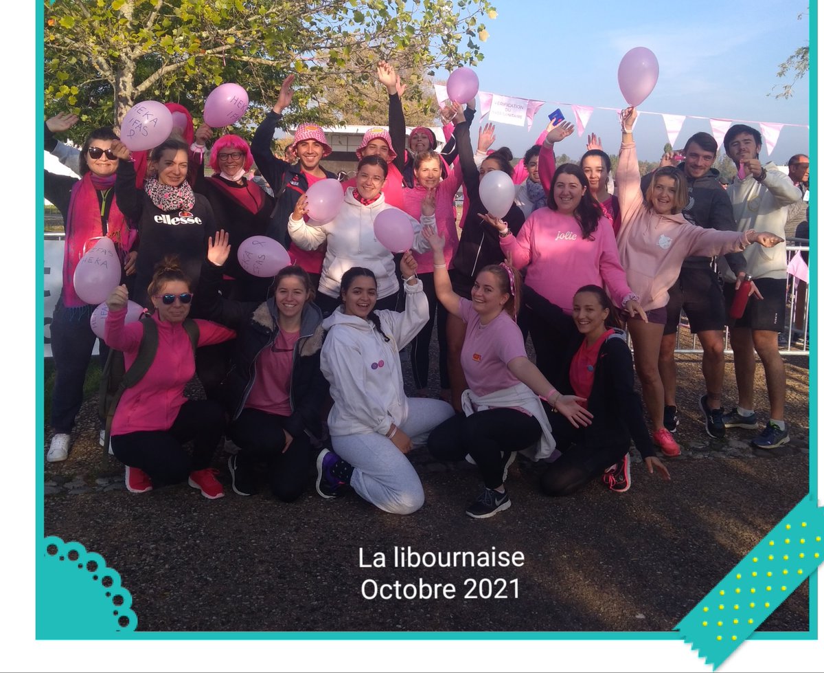 ch_libourne's tweet photo. #LaLibournaise édition 2021 : les étudiants #infirmiers et #aidessoignants du @ch_libourne  y étaient !!!!!
@ville_libourne @ARS_NAquit @FHF_N_Aquitaine 
#octobrerose2021 #jeuneetrose #lalibournaise #evenementfamilliale #lifeisrose #courseapied #ladiescirclefrance https://t.co/iCAn7d5PuD