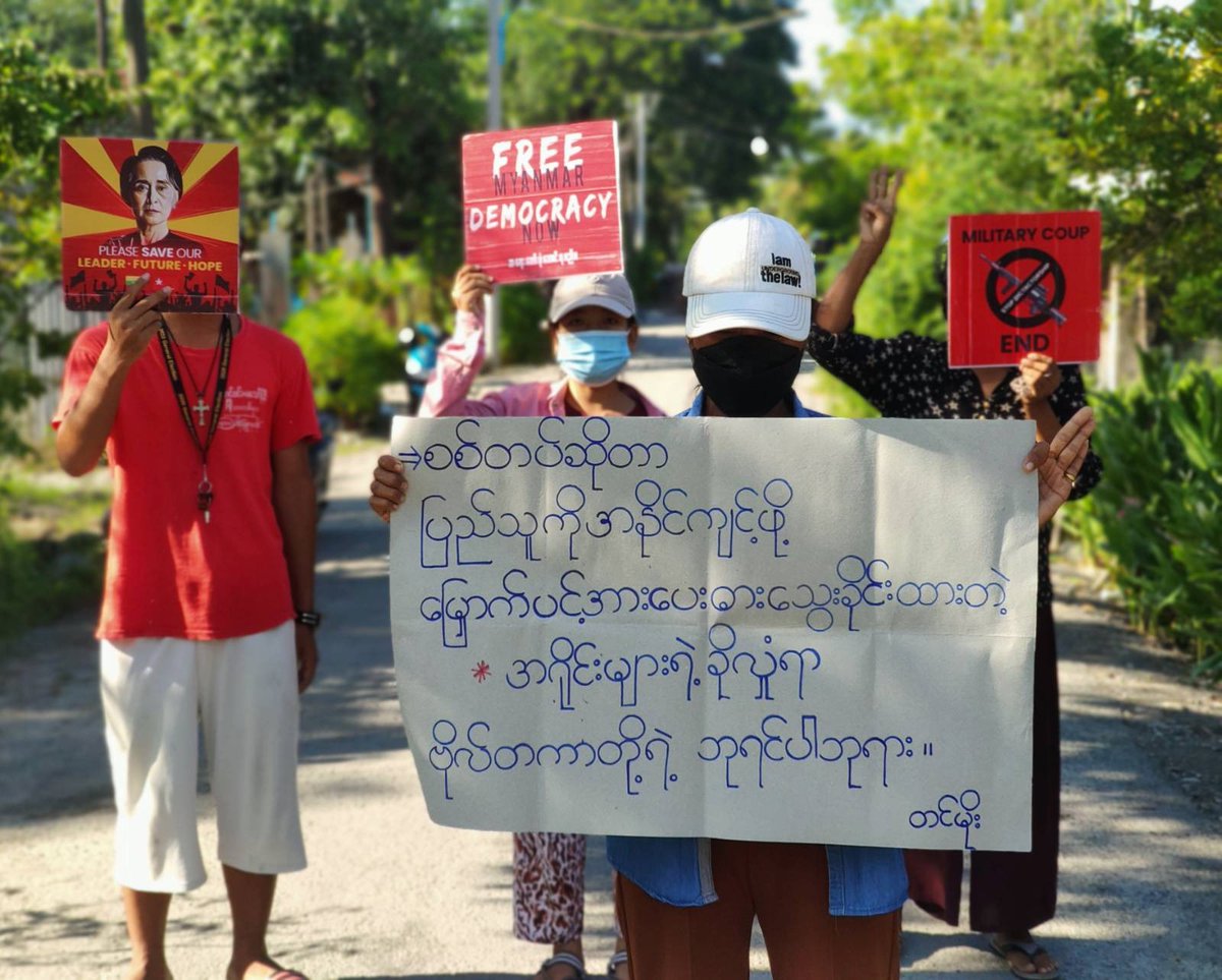 "Myanmar Tatmadaw is a hub where all kinds of buggers are fed and manipulated to bully unarmed civilians."
Tin Moe, Burmese Poet (1933 - 2007)
#Oct11Coup 
#WhatsHappeningInMyanmar 
#GSCB