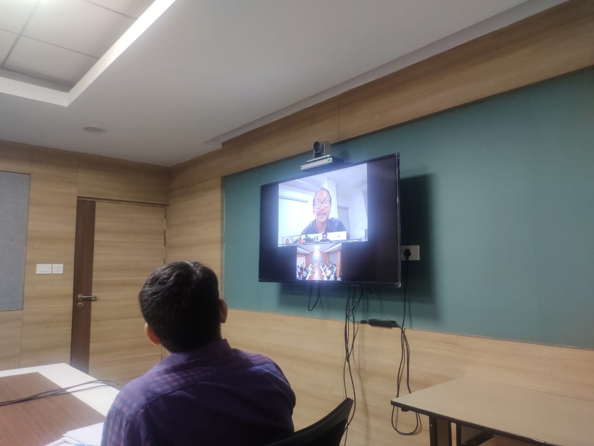 stpiguwahati's tweet photo. Director, STPI, Guwahati, Shri @manas_r_panda taking the review meeting today of all STPI centres in Northeast at Guwahati and having detailed discussions on various issues &amp; initiatives of #STPIINDIA such as #CoEs, #Incubation #Infrastructure &amp; #NEBPS. @Omkar_Raii @DeveshTyagii https://t.co/fTC7uPEheu