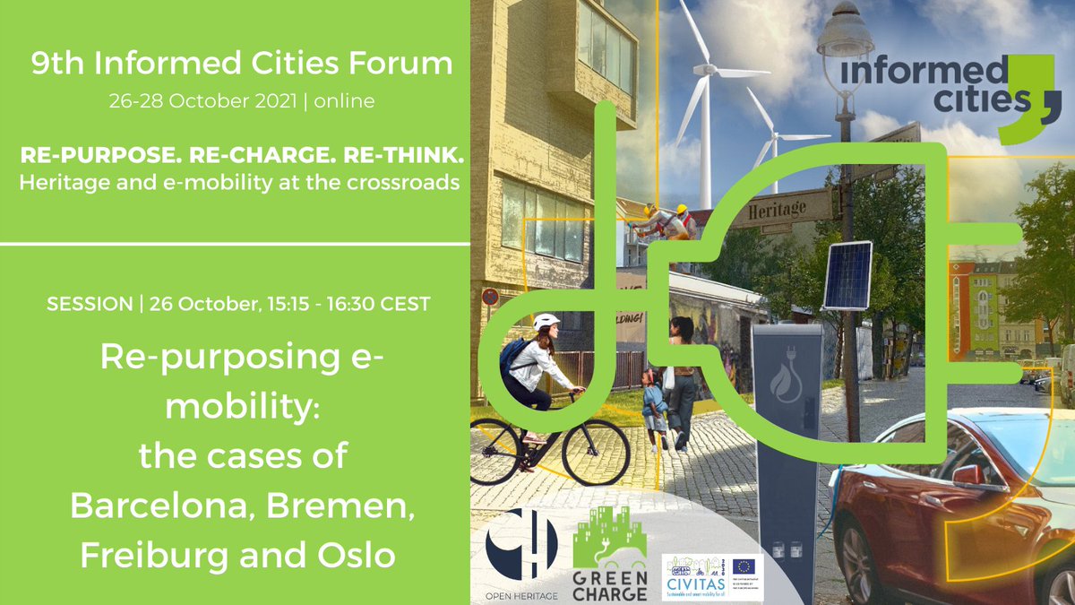 GreenCharge2020's tweet photo. With 2⃣ weeks to go, now's the perfect time to sign up to the virtual #informedcities Forum.

Along with a diverse programme, we have 4⃣ sessions discussing the work of GreenCharge in the wider context. 

ℹ️ More: https://t.co/BV25Fw3Yrf

📅 Register free: https://t.co/vOpiN0RAFz https://t.co/Cqi9eE1K0U