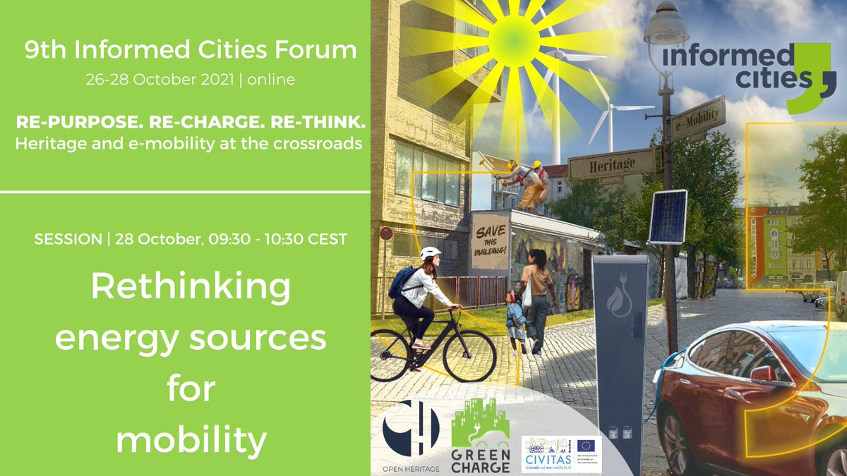 GreenCharge2020's tweet photo. With 2⃣ weeks to go, now's the perfect time to sign up to the virtual #informedcities Forum.

Along with a diverse programme, we have 4⃣ sessions discussing the work of GreenCharge in the wider context. 

ℹ️ More: https://t.co/BV25Fw3Yrf

📅 Register free: https://t.co/vOpiN0RAFz https://t.co/Cqi9eE1K0U