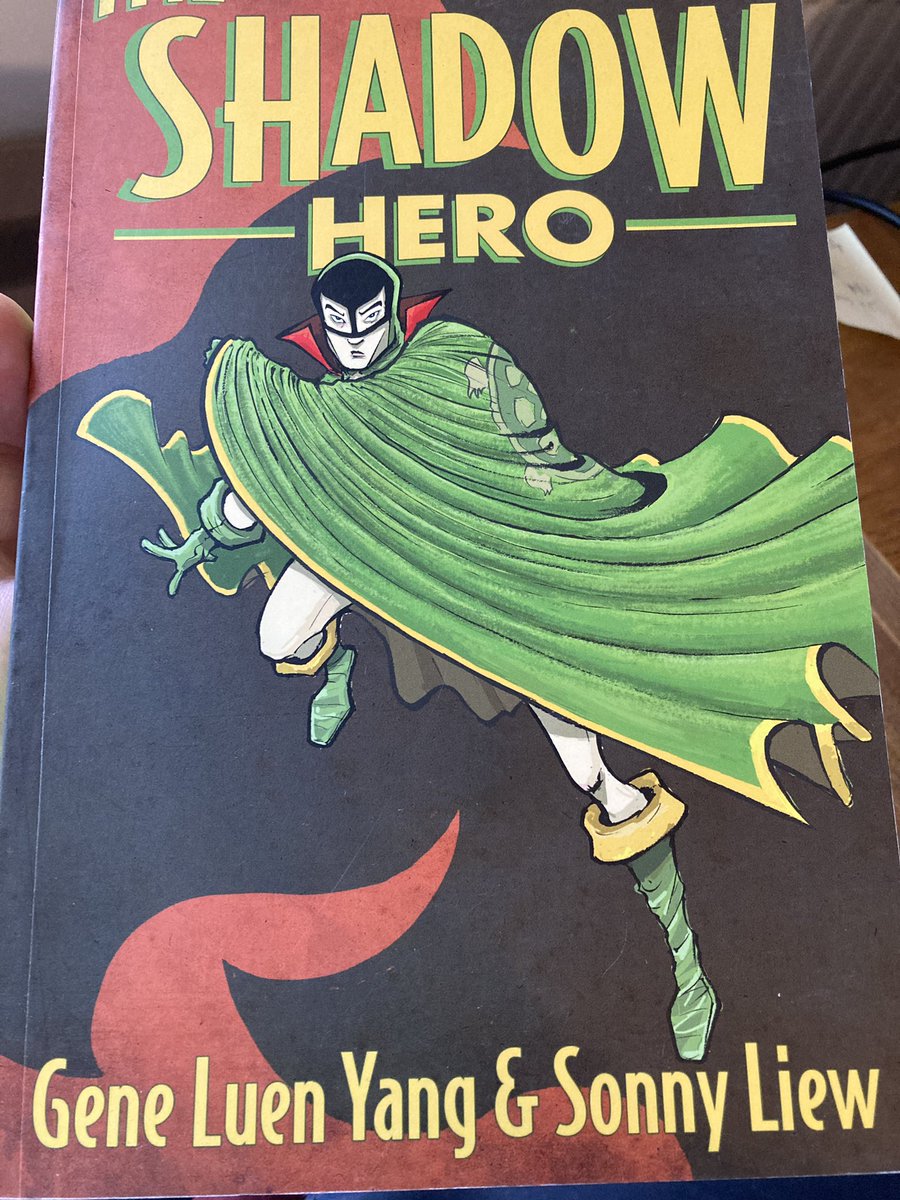 lipka679's tweet photo. Daily Comic Recommendation: The Shadow Hero by @geneluenyang and @sonnyliew from #firstsecondbooks. Pulpy superhero tale from a different time. Sweet tale of family, heritage, duty, heroism and the Green Turtle. https://t.co/tOLO3VxjFO