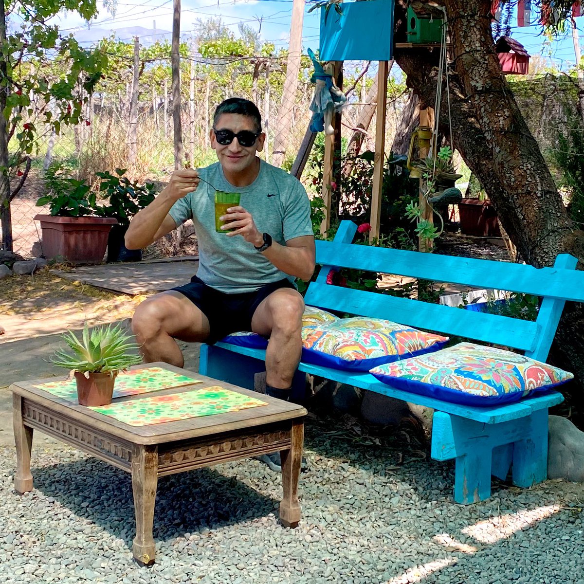 alvaroaguilar17's tweet photo. Su buena vuelta para el día de hoy.
Aire, calor, hasta su mote con huesillos en el camino.
Ah! Y fotos por supuesto, sin estas, no vale… Jajajajajajaja…
#bikeride #feliz #happy #trek #marlin7 #lucky #goodvibes #chile https://t.co/VVMvYRJUGp
