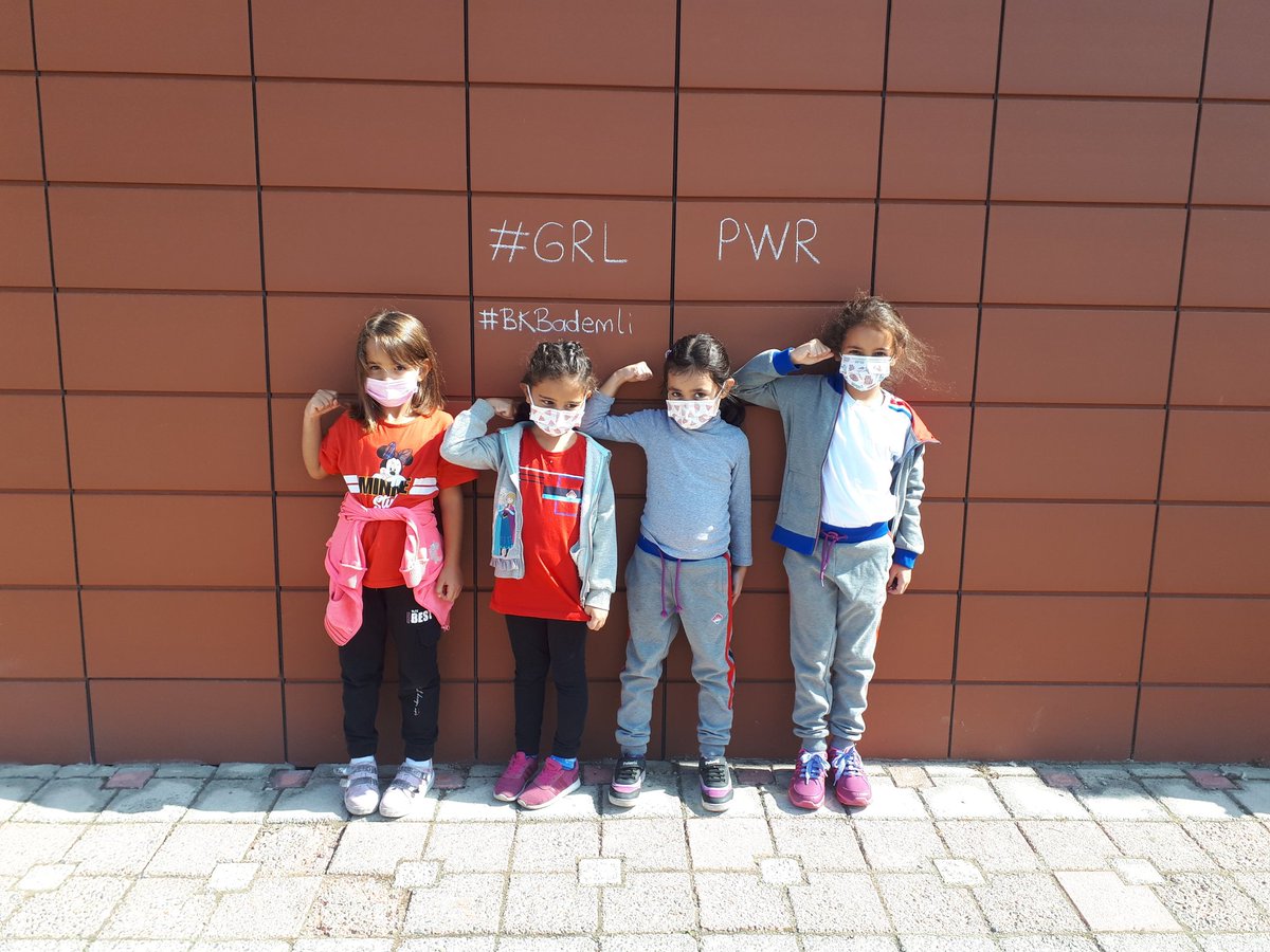 Güçlü kızlar,güçlü yarınlar 👱‍♀️💪
#dunyakizcocuklarigunu 
#BKBademli
#GRLPower