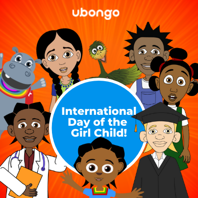 UbongoKids's tweet photo. Happy #InternationalGirlChildDay! 
Ubongo Kids want to hear from you! Share what makes you proud to be a girl child and use the hashtag #ThinkLikeAGirl for a chance to be featured on our page! #OctobHer #IDG2021 https://t.co/EP7BoelyhQ