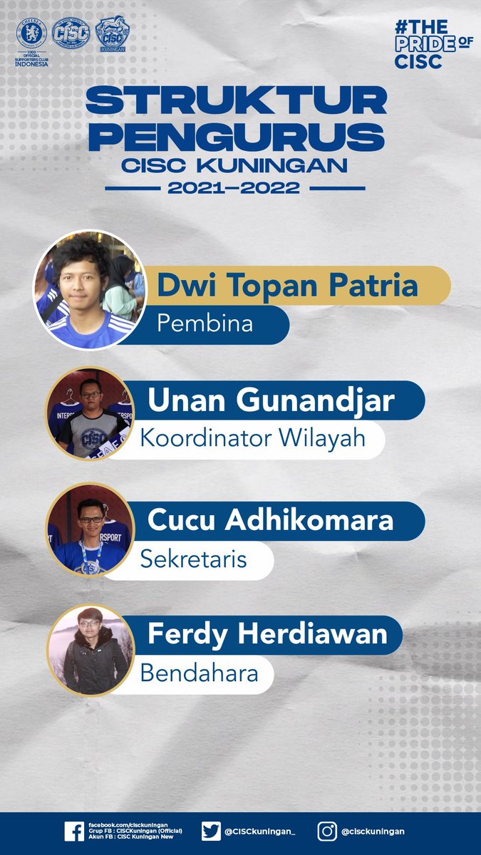 CISCkuningan_'s tweet photo. Yuk, kenalan sama Pengurus CISC Kuningan tahun 2021-2022
.
.
.
#ThisIsCISC #ThePrideOfCISC #CISCKuningan https://t.co/wkihEKlpXN