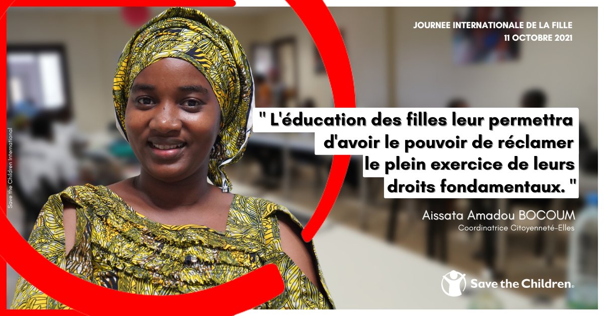 JOURNEE INTERNATIONALE DE LA FILLE
L'éducation des filles doit être une priorité pour les dirigeants du Monde.
<a href="/CitoyenneteE/">Citoyenneté-Elles</a> 
#JournéedelaFille #AfriquePourSesFilles #IDG2021