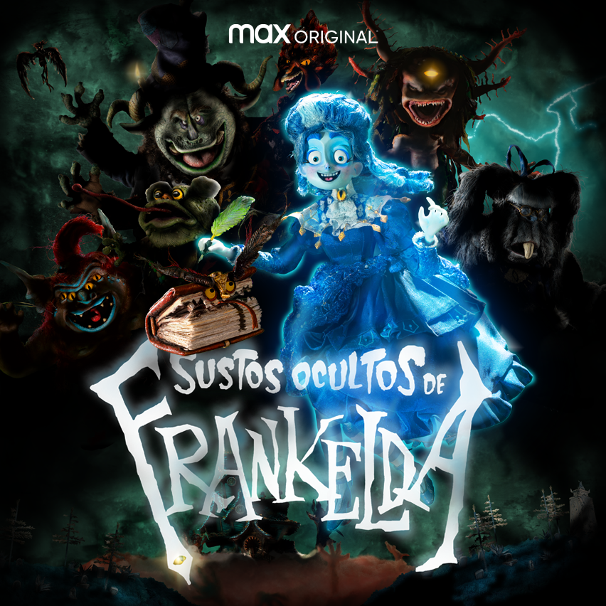 CartoonLA's tweet photo. ¿Quién quiere escuchar una historia? 👻 😱
Sustos Ocultos de #Frankelda, una nueva serie para los amantes del stop motion, el terror y las criaturas que viven en las sombras... muy pronto en @hbomaxla. https://t.co/1ev1MK0Qt7