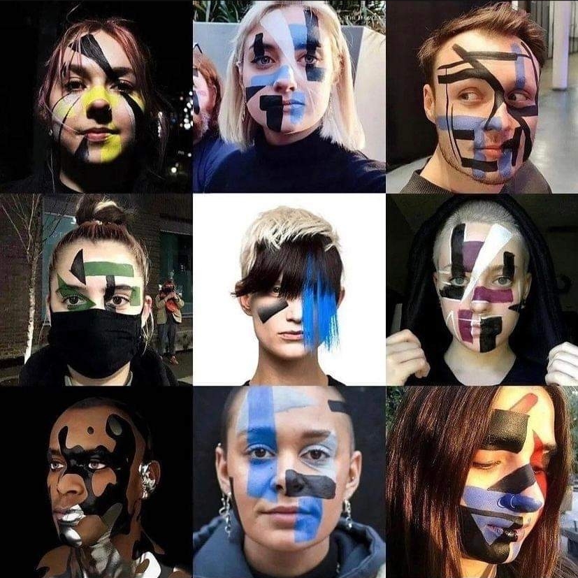 meridian_b's tweet photo. This is incredible. How to beat facial recognition software just got simple. These young adults cover up and use shading on their face through hair and make up. ❤️
.
.
.
.
#inspiration #ai #facerecognition #independence #fashion #facemakeup https://t.co/d4eMcz51Ff