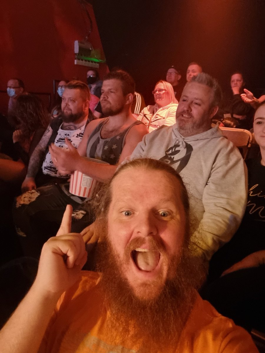 Jay_Gallacher's tweet photo. @MissSaffyre @kirstinturner80 @RefereeSeanMcL @InsaneChampWres @JackiePolo Absolutely wreaked but loving life 

#WhoBad https://t.co/bic3xLRj3I