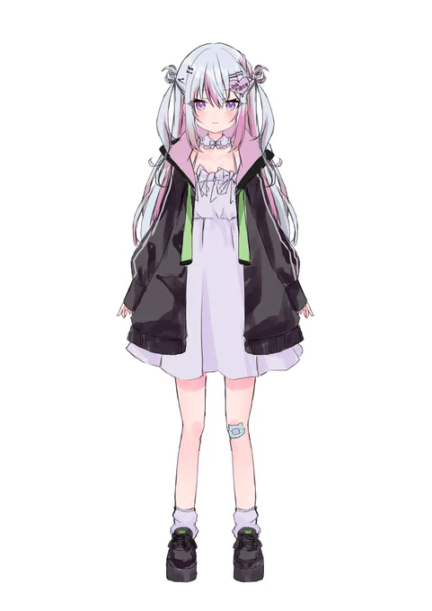 今日描いたのこの子なんだけど、これから動かせるようにしたりちょいちょい描いたりする予定です…☺️✨ 