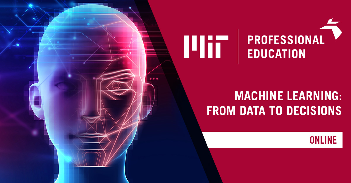 MITProfessional's tweet photo. Kickstart your knowledge of #MachineLearning tools and techniques in our upcoming 8-week online course with MIT Prof. Devavrat Shah, Machine Learning: From Data to Decisions, starting 10/28. https://t.co/wplsArGb4T
#DataScience #DataAnalytics #Algorithms #MITDigitalPlusPrograms https://t.co/vEBJq4EF5o
