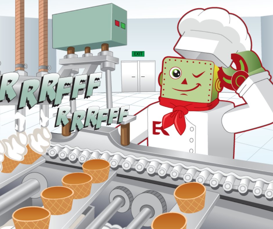 EFKCorp's tweet photo. Kelvin loves his ice cream - but did you know that there's some chemical engineering happening when ice cream is made? The same multi step process to create ice cream also applies to many other industries and products! 🍦

Find a location: https://t.co/sUkJ1pUDti https://t.co/uGZjKBqAEH