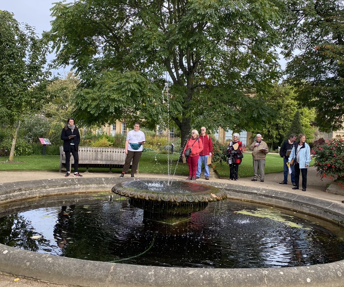 silverlawn's tweet photo. Thank you @JessicaDandy @helencharlston & @OxfordLieder @SholtoKynoch for this final event in my festival sampler weekend - an unforgettable #SongPath experience. My brain was fizzing with responses to the ideas, words, music and natural surroundings. https://t.co/p83JFswGXy