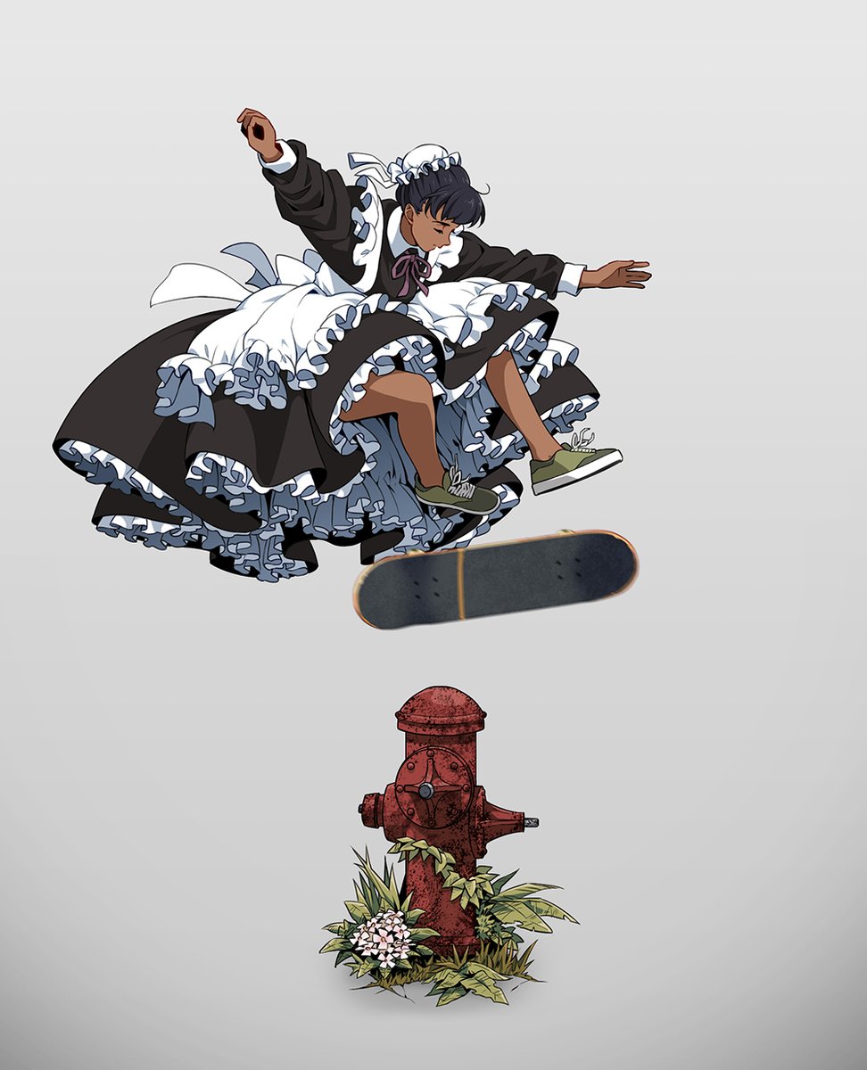 「Maid to Skate 26 」|すずしろのイラスト