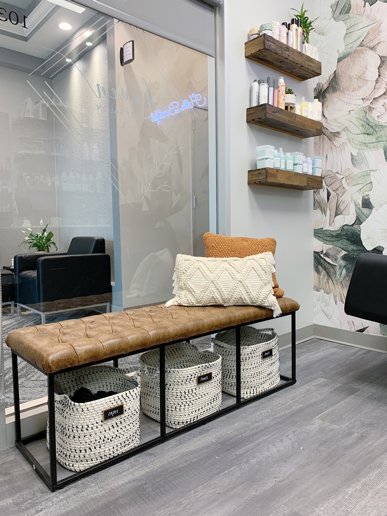 We love how NEAT Method Providence maximized space in this hair salon with our rope bin. How would you use it?