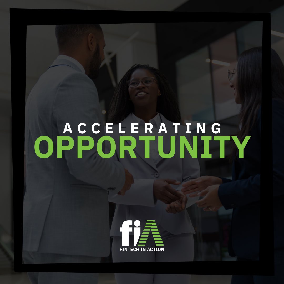 FintechInAction's tweet image. Fintech In Action will cultivate a pipeline of Black students and professionals highly prepared to join the finance and fintech industries through exposure, education, recruitment, and retention.⁠⁠
⁠⁠
Learn more at fintechinaction.com.⁠⁠
⁠⁠
#fintechinaction