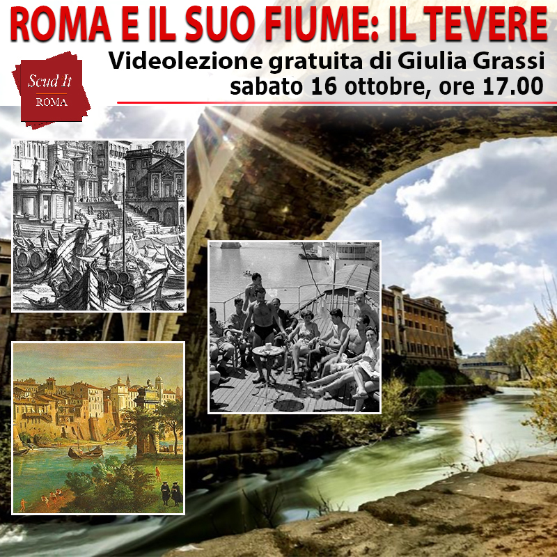 robertoscudit's tweet photo. Sabato 16 ottobre alle ore 17.00, videolezione gratuita della pof.ssa Giulia Grassi "Roma e il suo fiume: il Tevere". Prenotazione in https://t.co/I3pkhro0YT 
#arte #roma #italianoperstranieri #tevere #scudit https://t.co/VM8gx2z49R
