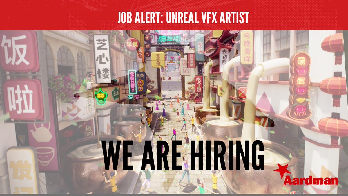 aardman's tweet photo. WE ARE HIRING! We’re looking for a Games VFX Artist.

Find out more and apply here: https://t.co/Eo8sRZo8CS

#VFXArtist #Jobs #Hiring #Aardman https://t.co/b71fGAELVc
