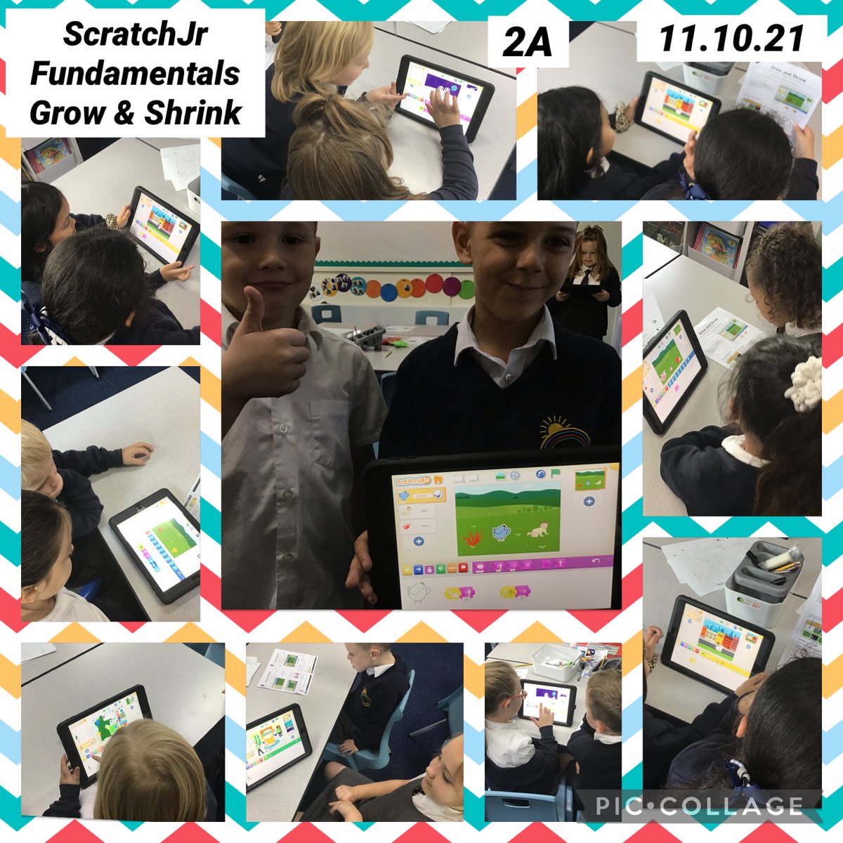 MRPAyear2A's tweet image. We had fun in our first ScratchJr session of Y2! ⁦@mrpacomputing⁩