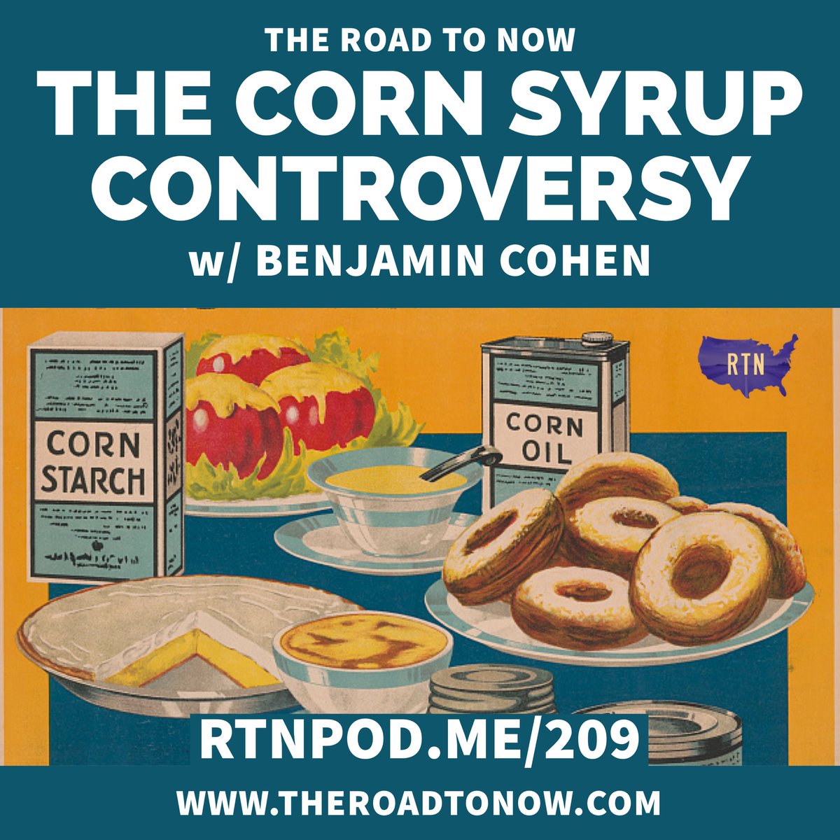 Benjamin Cohen joins us to talk about the #history behind the corn syrup controversy, the deep roots that lie beneath our understandings of #food and purity, and how understanding this story might help us make better decisions moving forward. ▶️RTNpod.me/209