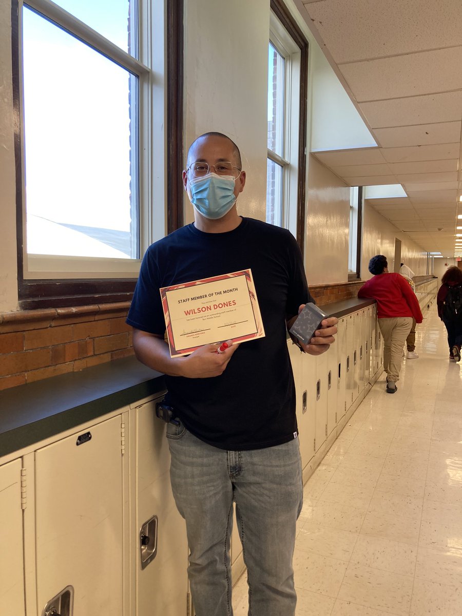 BurrHps's tweet image. We had our 1st student of the month celebration on Friday and these two incredible staff members were voted as staff member and teacher of the month for September! We are so thankful for Mr. Dones and Ms. Merritt! #weSOAR #modelingexpectations #BurrEagles