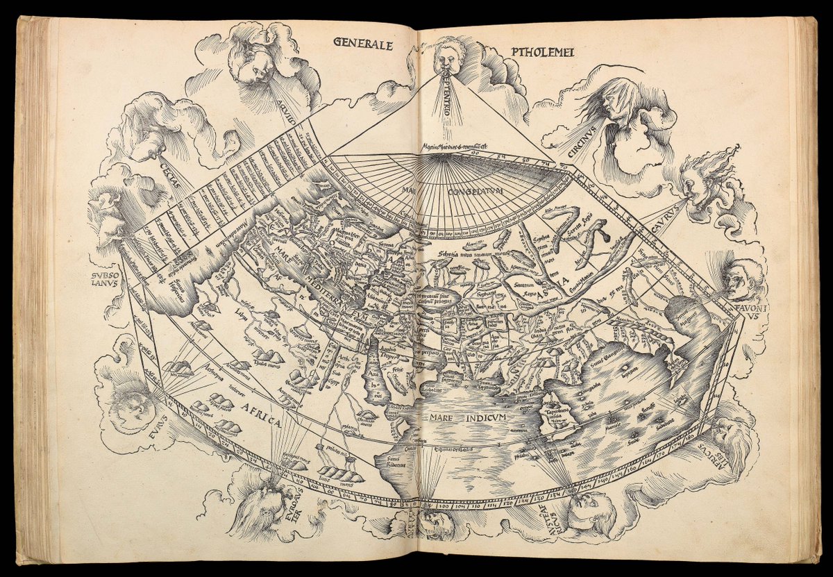 crouchrarebooks's tweet photo. PTOLEMAEUS, Claudius; Martin WALDESEEMULLER. Geographiae opus novissima traductione a Grecorum archetypis castigatissime pressum. Strassburg, 1513.
#PTOLEMAEUS #raremaps #antiquemaps #maps #cartography #mapstagram #mapcollector #collectables https://t.co/kxSpXHUAAG