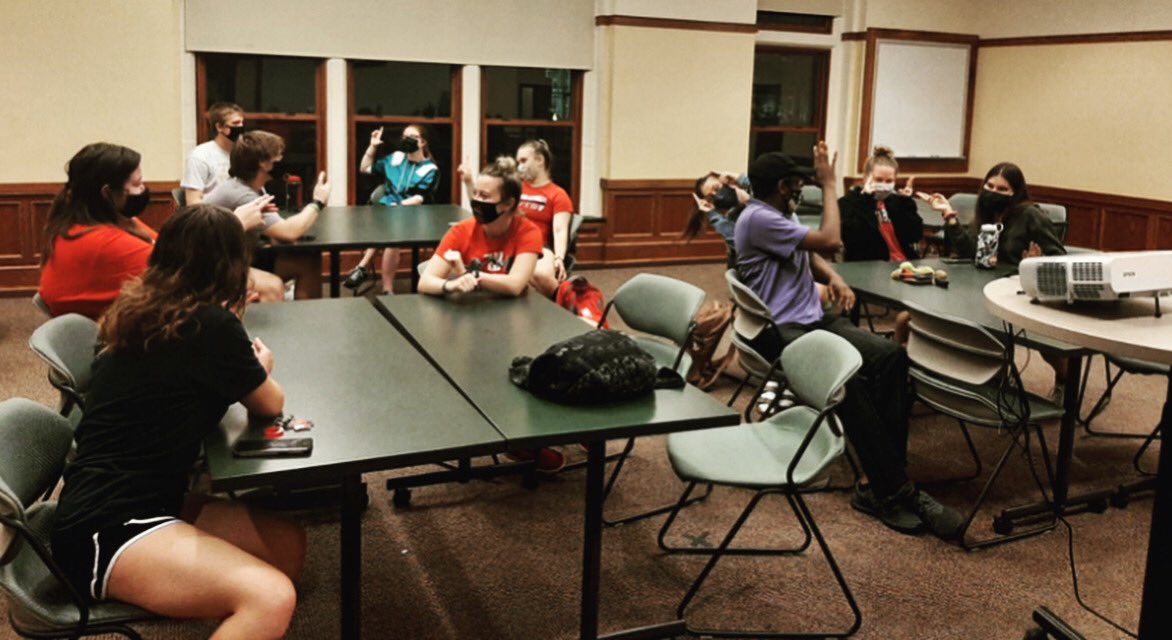 wittenbergtorch's tweet photo. FEATURE: Here’s to a warm welcome for the newest club on campus: American Sign Language Club! Read more here: https://t.co/5PBlrvoKkA https://t.co/a66JRbwQEL