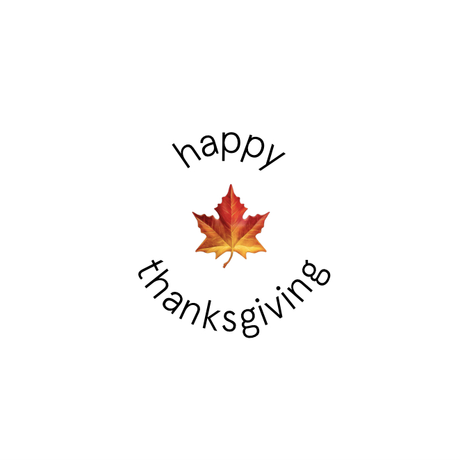 Happy Canadian Thanksgiving, feel-good club ❤️ Today, we're thankful for you, and how even though we're Canadian, we're able to expand our feel-good club all over the world 🥰 You give us so much to be grateful for! 🍁