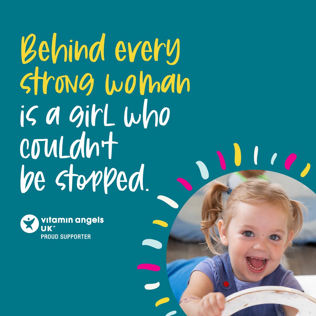 We’re proud to partner with @VitaminAngels UK on International Day of the Girl to help every girl reach her full potential. By improving access to nutrition, we’re increasing girls’ chances of finding their voices and their paths through life. #DayoftheGirl