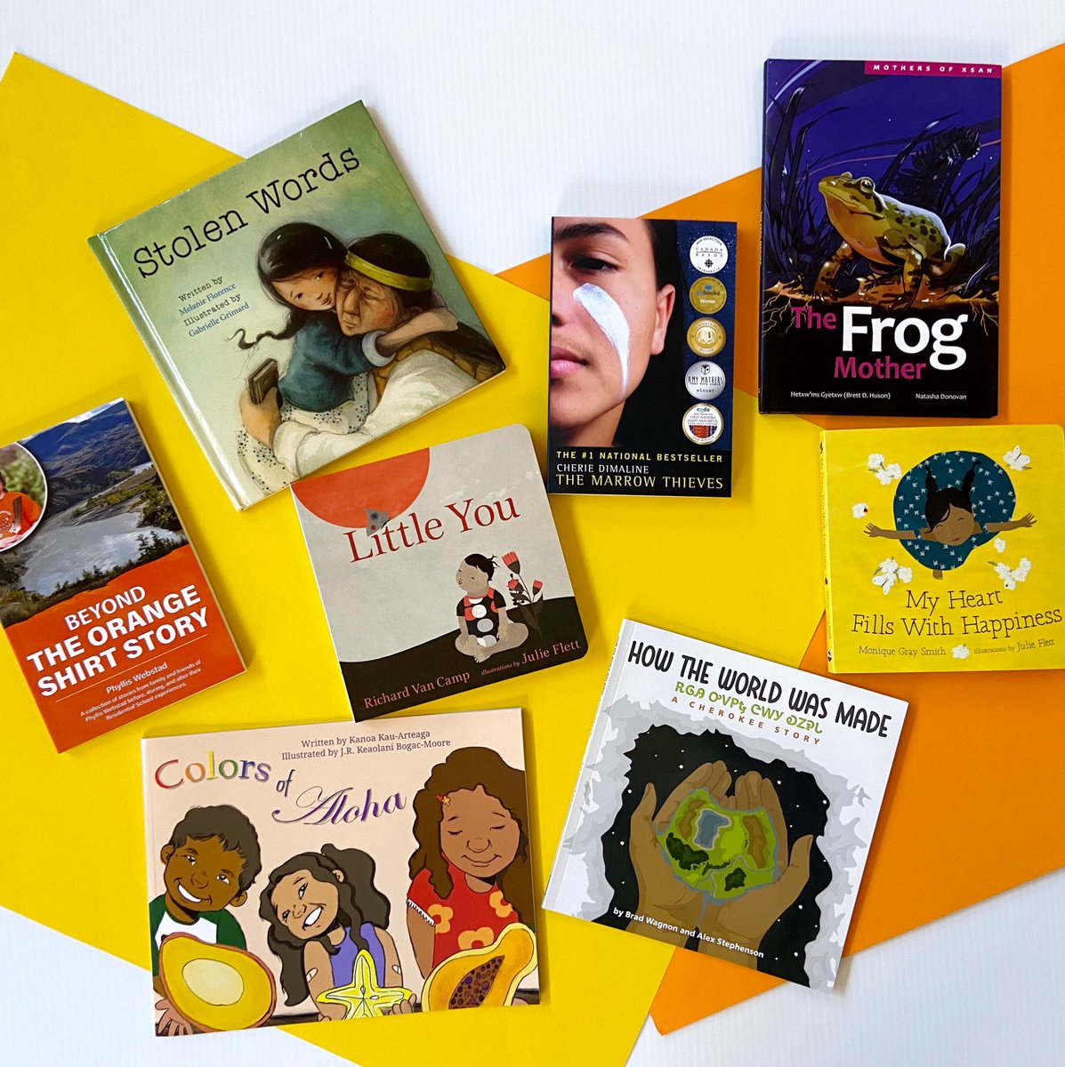 orcabook's tweet photo. Today is #IndigenousPeoplesDay! 

Join us in celebrating the incredible variety of Indigenous stories available from Orca and our distributed publishers in the U.S. 📖 

Available at your favorite bookstores, ebook retailers and https://t.co/jeddBYu8kx. https://t.co/4IHCSWET0J