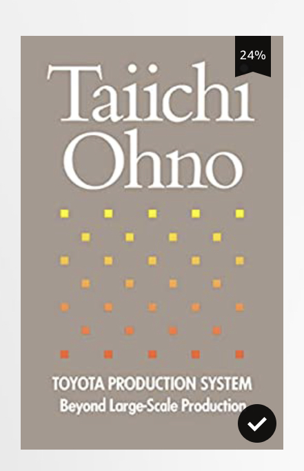 TaylorPearsonMe's tweet photo. Only 25% of the way through it but “The Toyota Production System” by Taiichi Ohno is fantastic on like every level.

Reading it is like a spiritual experience. https://t.co/S5SAIS6PJt