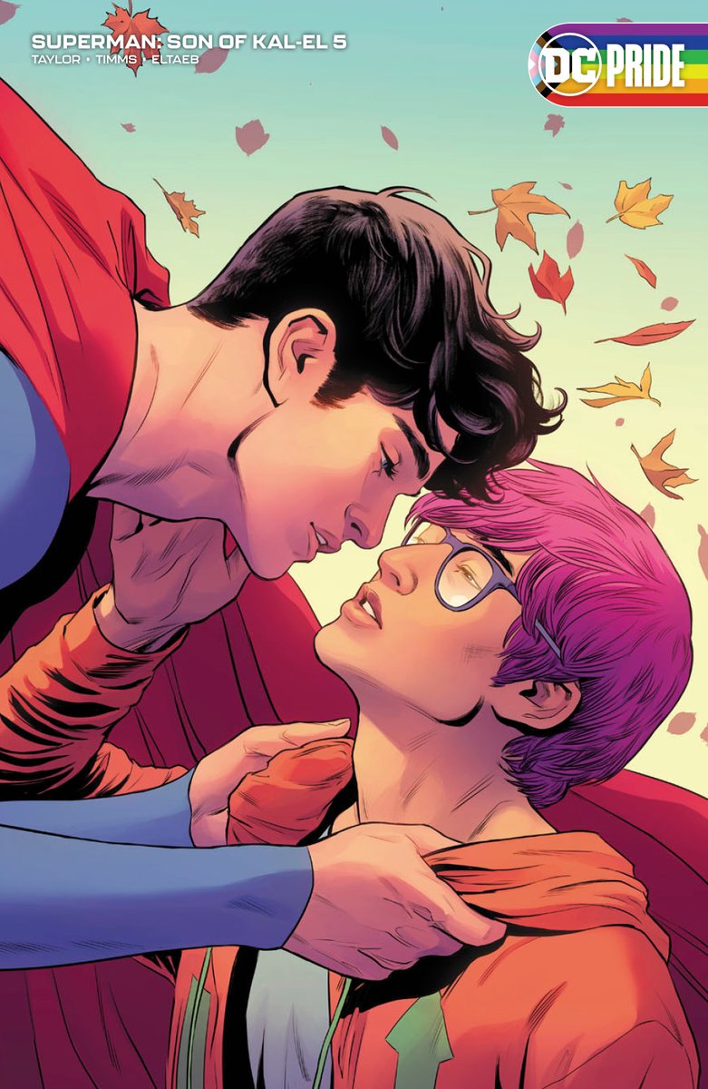 Just like his father before him, Jon Kent has fallen for a reporter 💙 Learn more about the story to come in SUPERMAN: SON OF KAL-EL #5: bit.ly/3FubuVk #DCPride