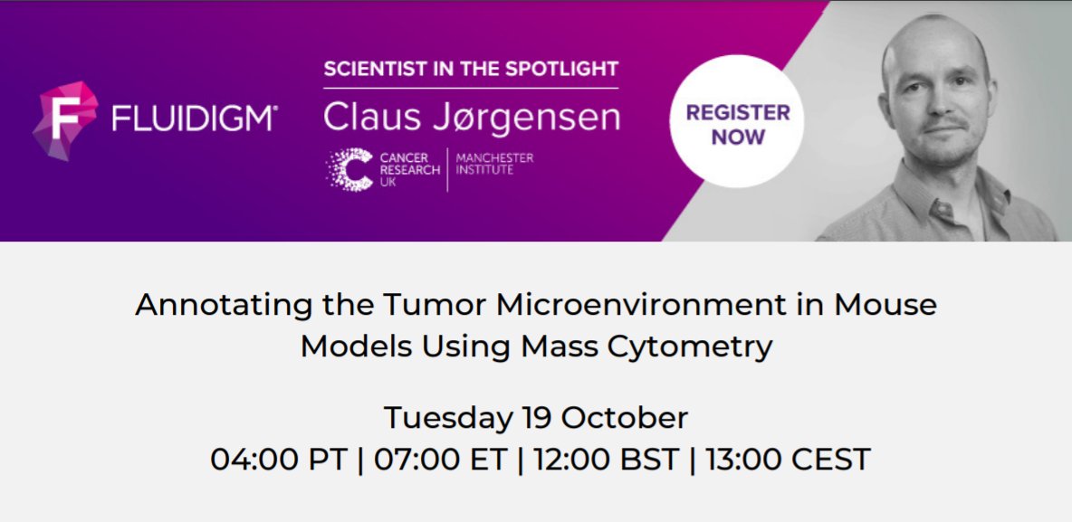 Standard_BioT's tweet photo. We are delighted to welcome Claus Jørgensen, from @CRUK_MI, for our next Scientist in the Spotlight: https://t.co/2f20TBKQiT  

He will discuss work in his recent Cancer Cell paper, "#Singlecellanalysis defines a pancreatic fibroblast lineage that supports anti-tumor #immunity”. https://t.co/y7zLau1Swm