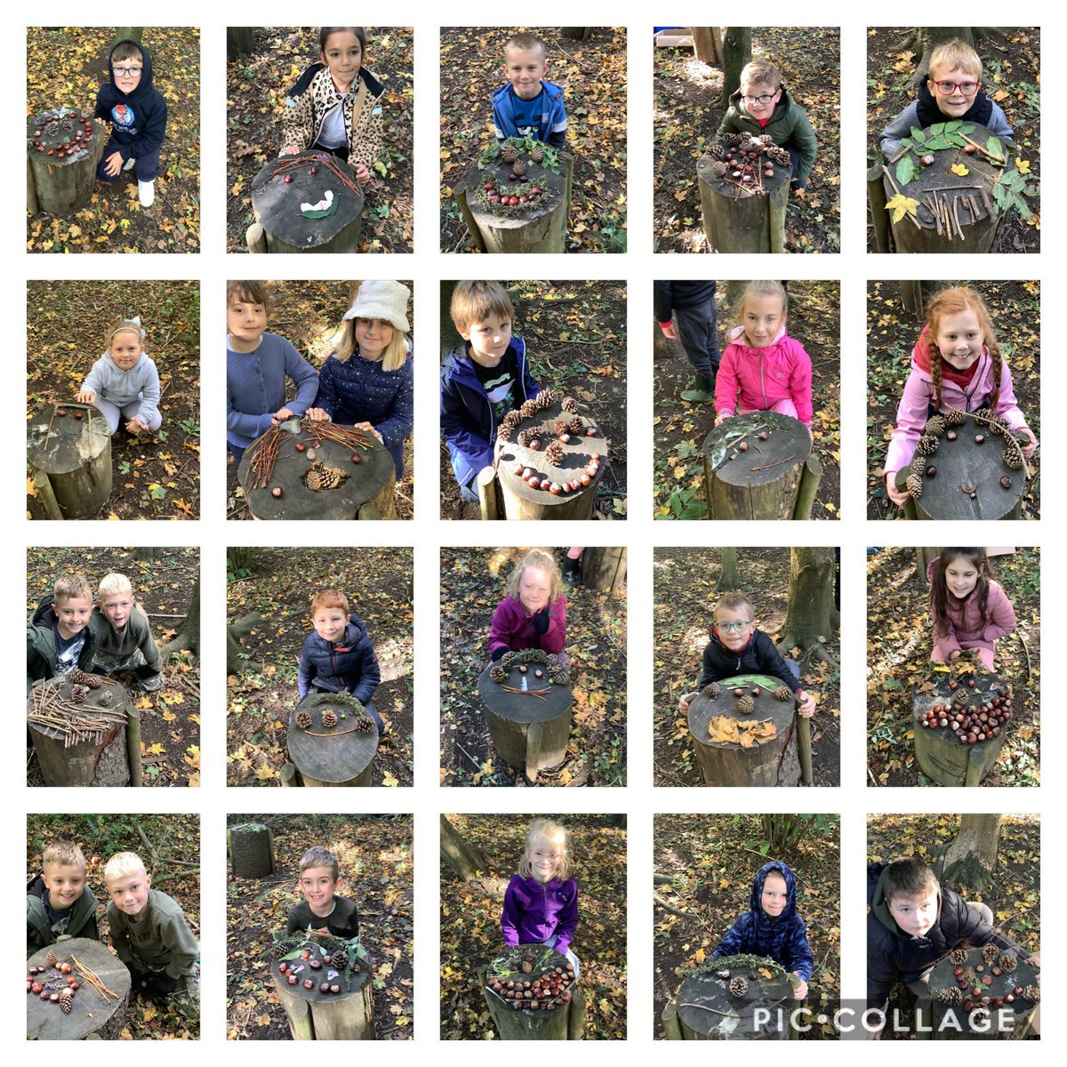 lanternlaneyr3's tweet photo. We have really enjoyed using natural materials to make faces and bird feeders at Forest School today. https://t.co/JoWMNhRJtN