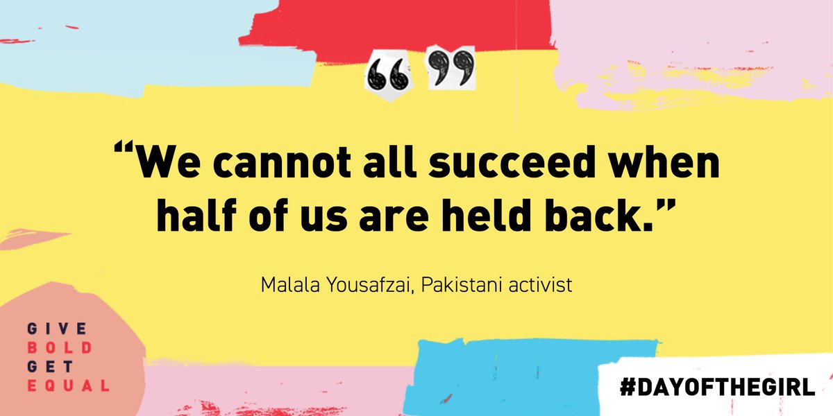 WomMovMillions's tweet photo. We invest in women and girls as agents of change because it’s a smarter, more effective way to deliver impact for everyone. On this #DayOfTheGirl, we encourage you to donate to organizations that are supporting girls and helping them to #getequal. #IDG2021 https://t.co/FCbT2TEcQW