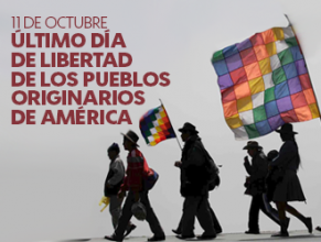 Comuambiental's tweet photo. Hoy 11 de octubre los pueblos originarios de Abya Yala (continente americano) conmemoran el "último Día de Libertad".

Recordemos: No se puede entender la actual crisis ecológica sin la colonización y desposesión de los territorios indígenas, que aún continúa.

Imagen: Suteba https://t.co/Y9mBhfrezG