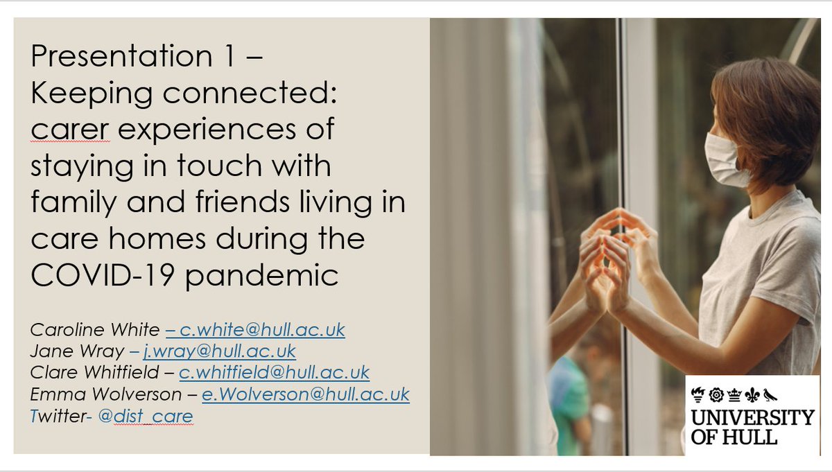 Good to be discussing findings of our recent research as part of @LTCcovid network seminar with @livinginhope @HinsliffK and colleagues