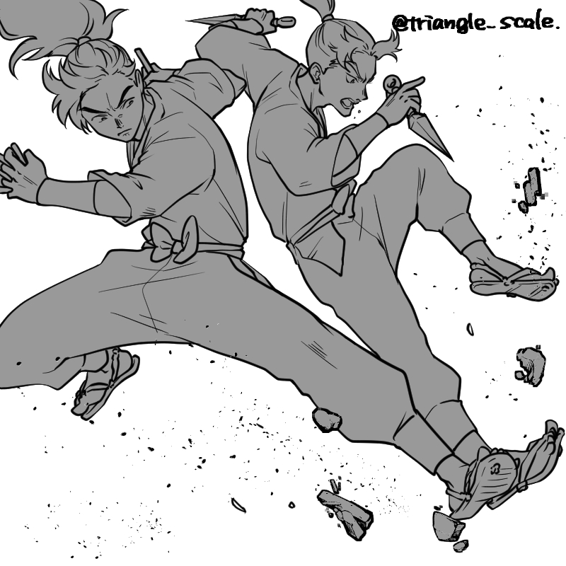 #nin_draw 
遅刻参加ァ!!! 