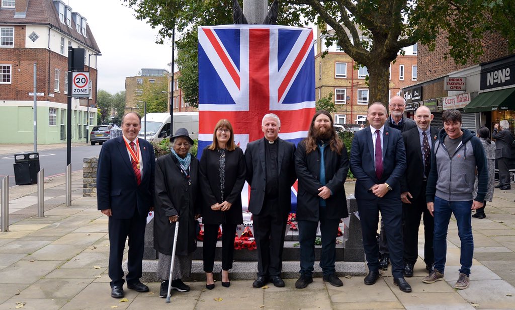 Centenary of the West Lane cenotaph. <a href="/SimonHughes/">Simon Hughes</a> <a href="/GaryJJenkins/">Gary Jenkins</a> <a href="/coyleneil/">Neil Coyle</a>