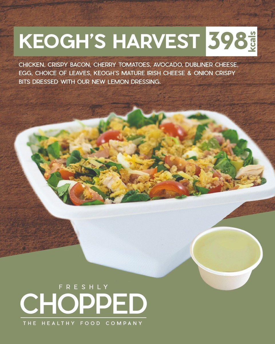 Keoghsfarm's tweet photo. Keogh’s X Chopped
Say hello to our new Crispy Bits collaboration with @Chopped 🔥🥗Putting some ✨CRUNCH✨ into your lunch with some gorgeous salads topped with our Crispy Bits 😃 Choose from the KEOGH’S HARVEST, NUTTY PRAWN 🍤 or KOREAN CRUNCH 🍗
🥗=€8.00
🌯=€7.50
#CrispyBits https://t.co/efm1jxuZrz