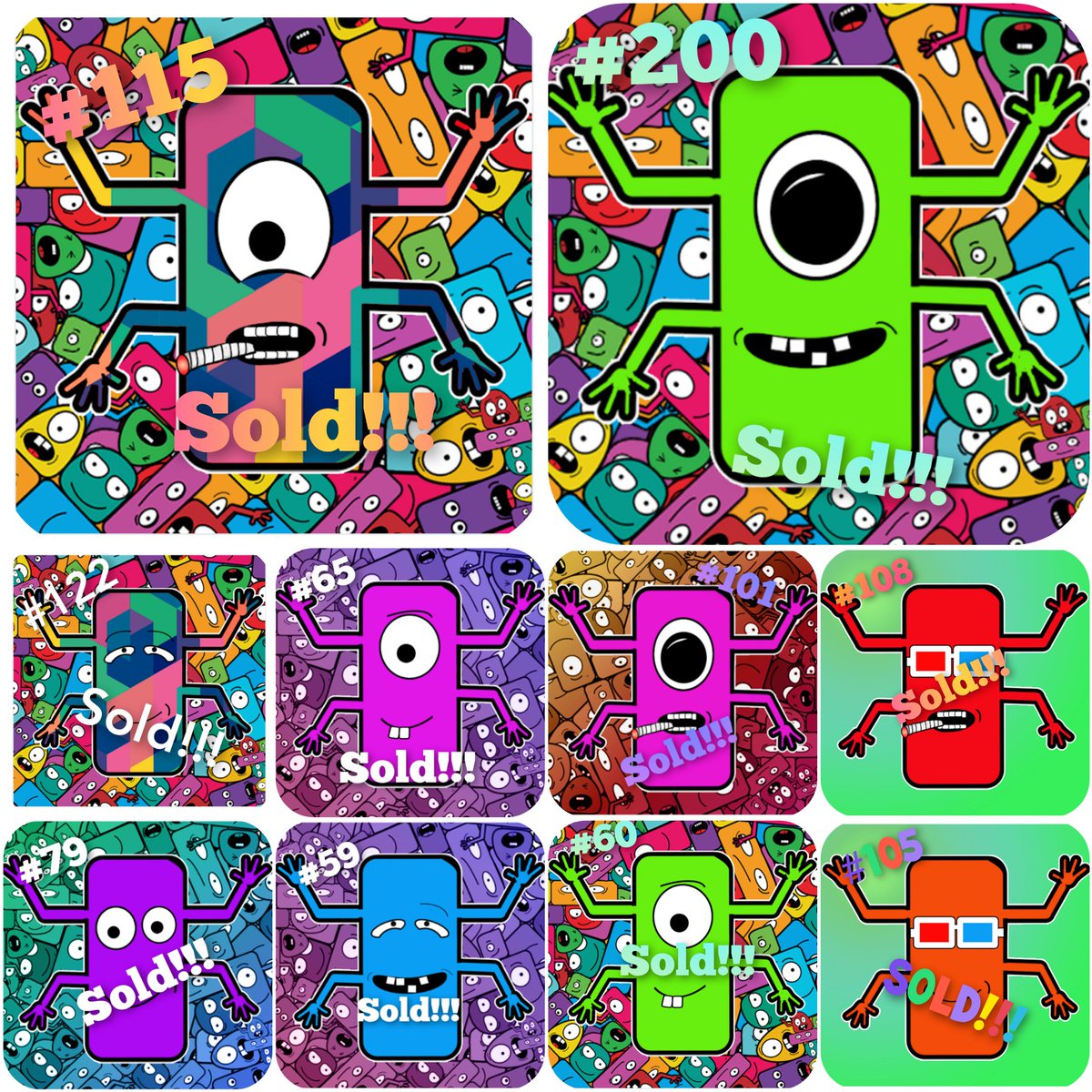 happy monster tweet media