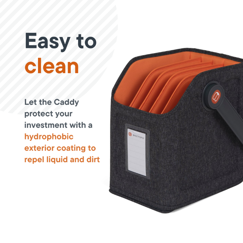 Bretford's tweet photo. The new #caddy is the most durable solution to safely transport #studentdevices in the classroom and preserve precious class time. Find out more here! #Bretford #EdTech #CUBEToploader #CUBETransport